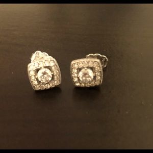 CZ PIERCED EARRINGS